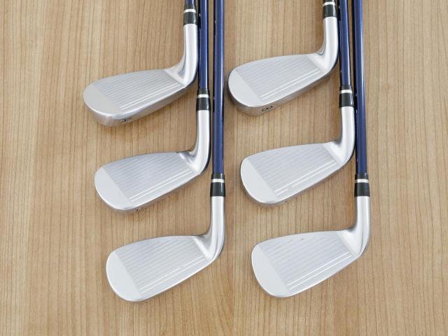 Iron set : Yamaha : ชุดเหล็ก Yamaha Inpres UD+2 (ออกปี 2021 ตีไกลที่สุด ไกลกว่าเหล็กทั่วไป 2 เบอร์ หน้าเด้ง COR 0.822) มีเหล็ก 6-Pw,Aw (6 ชิ้น) ก้านกราไฟต์ Fujikura Air Speeder M421i Flex R