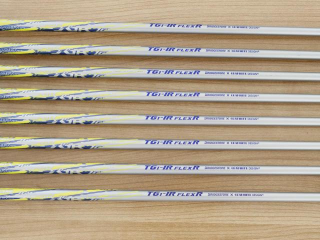 Iron set : Bridgestone : ชุดเหล็ก Bridgestone Tour B JGR HF2 Forged (รุ่นปี 2019 นุ่ม ไกล) มีเหล็ก 4-Pw,Aw (8 ชิ้น) ก้านกราไฟต์ Flex R