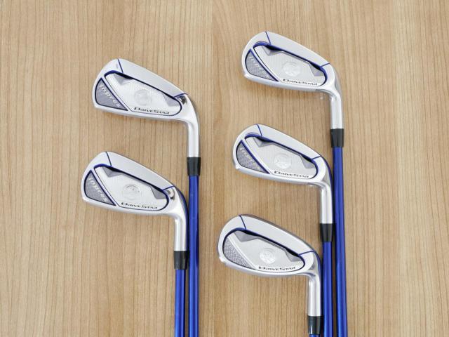 Iron set : Yamaha : ชุดเหล็ก Yamaha Inpres DriveStar (ออกปี 2023 ตีไกลที่สุด ไกลกว่าเหล็กทั่วไป 2 เบอร์ หน้าเด้งมากๆ) มีเหล็ก 7-Pw,Aw (5 ชิ้น) ก้านกราไฟต์ Fujikura Speeder NX M423i Flex R