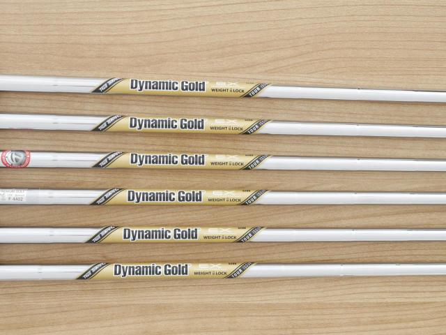 Iron set : Taylormade : ชุดเหล็ก Taylormade P7MC Forged (ซีรี่ย์ท้อปสุด ออกปี 2021) มีเหล็ก 5-Pw (6 ชิ้น) ก้านเหล็ก Dynamic Gold EX Weight Lock Tour Issue S200