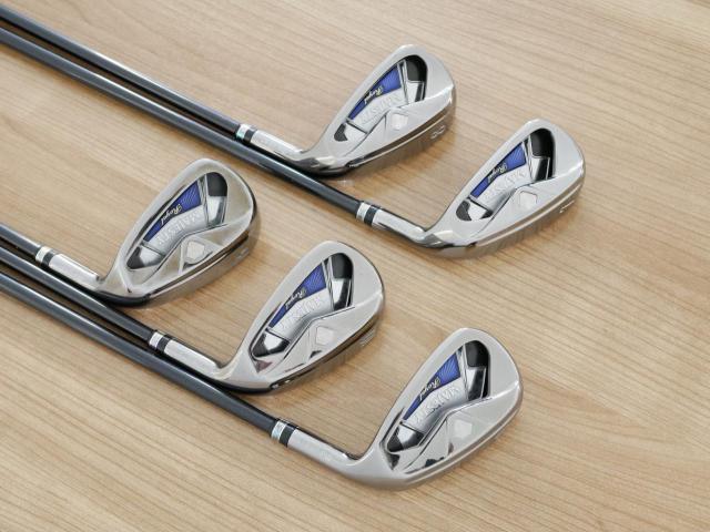 Iron set : Maruman : ชุดเหล็ก Maruman Majesty Royal Black (รุ่นท๊อปสุด ตีง่าย เด้ง ไกลมากๆ) มีเหล็ก 7-10,Pw (5 ชิ้น ระยะเทียบเท่า 6-Pw) ก้านกราไฟต์ Flex R