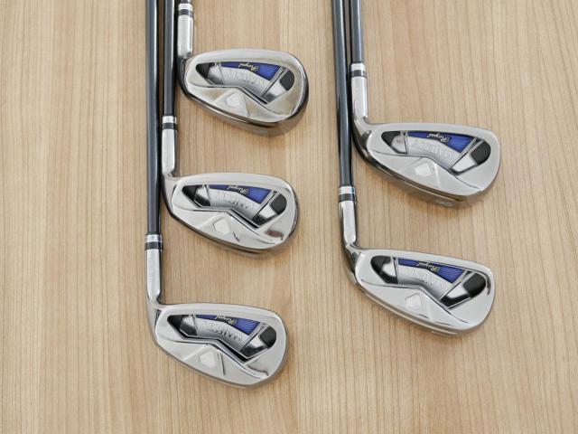 Iron set : Maruman : ชุดเหล็ก Maruman Majesty Royal Black (รุ่นท๊อปสุด ตีง่าย เด้ง ไกลมากๆ) มีเหล็ก 7-10,Pw (5 ชิ้น ระยะเทียบเท่า 6-Pw) ก้านกราไฟต์ Flex R