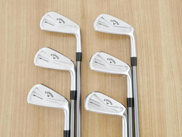 Iron set : Callaway : ชุดเหล็ก Callaway X Forged (ออกปี 2024 นุ่ม แน่น หล่อมาก) มีเหล็ก 5-Pw (6 ชิ้น) ก้านกราไฟต์ Fujikura MC 70 Flex S