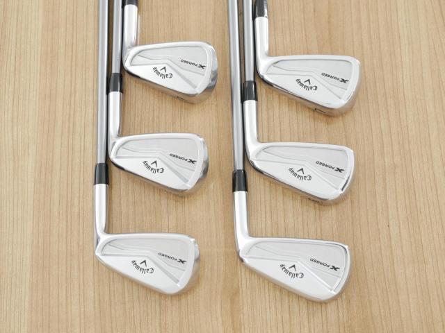 Iron set : Callaway : ชุดเหล็ก Callaway X Forged (ออกปี 2024 นุ่ม แน่น หล่อมาก) มีเหล็ก 5-Pw (6 ชิ้น) ก้านกราไฟต์ Fujikura MC 70 Flex S