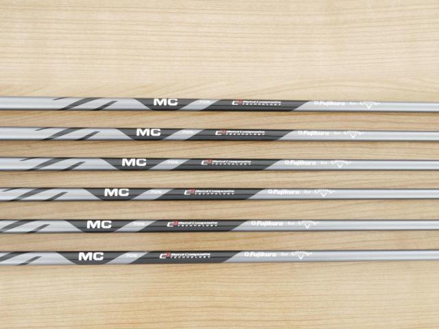 Iron set : Callaway : ชุดเหล็ก Callaway X Forged (ออกปี 2024 นุ่ม แน่น หล่อมาก) มีเหล็ก 5-Pw (6 ชิ้น) ก้านกราไฟต์ Fujikura MC 70 Flex S