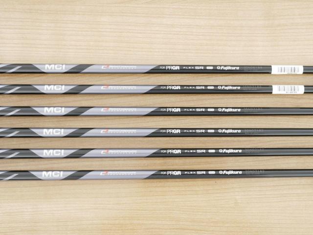 Iron set : PRGR : **ของใหม่ ยังไม่แกะพลาสติก** ชุดเหล็ก PRGR 05 Forged (รุ่นปี 2023) มีเหล็ก 6-Pw,Aw (6 ชิ้น) ก้านกราไฟต์ Fujikura MCI Flex SR