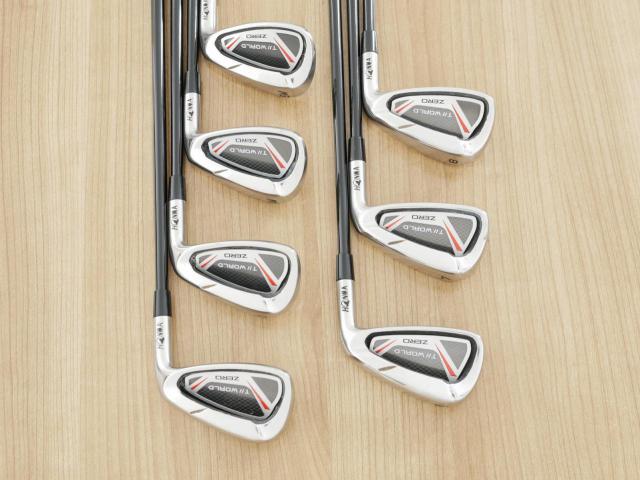 Iron set : Honma : ชุดเหล็ก Honma Tour World ZERO (ใบใหญ่ ตีง่าย ไกล) มีเหล็ก 6-10,Aw,Sw (7 ชิ้น) ก้านกราไฟต์ Flex S