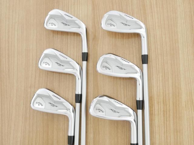 Iron set : Callaway : **มีตำหนิ** ชุดเหล็ก Callaway APEX Pro Forged (ออกปี 2019) มีเหล็ก 5-Pw (6 ชิ้น) ก้านกราไฟต์ Fujikura MCI 80 Flex S