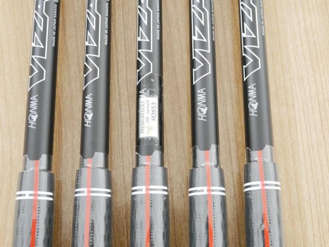 Iron set : Honma : **ของใหม่ ยังไม่แกะพลาสติก** ชุดเหล็ก Honma Tour World TW767 Hx (รุ่นล่าสุด ออกปี 2025 ตีง่าย ไกล) มีเหล็ก 6-Pw (5 ชิ้น) ก้านกราไฟต์ Honma Vizard EZ-C Flex S