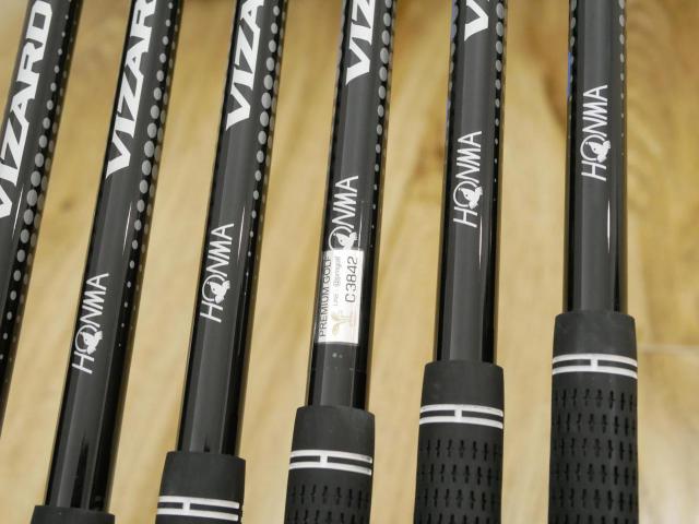 Iron set : Honma : ชุดเหล็ก Honma LB-808 EP (หน้าเด้ง) มีเหล็ก 5-10 (6 ชิ้น) ก้านกราไฟต์ Honma Vizard 53 Flex S