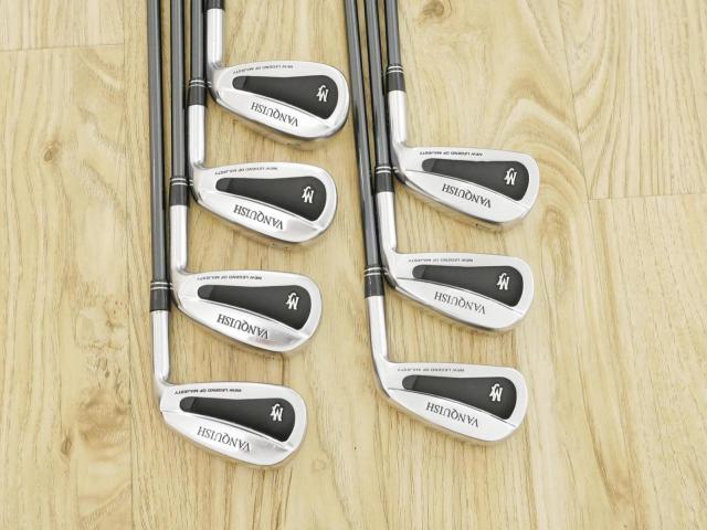 Iron set : Maruman : ชุดเหล็ก Maruman Majesty Vanquich (รุ่นท๊อปสุด ปี 2017 ของใหม่ 6 หมื่นบาท) มีเหล็ก 5-10,Pw (7 ชิ้น) ก้านกราไฟต์ Flex R