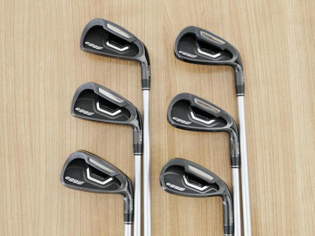 Iron set : PRGR : ชุดเหล็กกระเทย PRGR New Egg Iron (รุ่นปี 2017 ตีง่ายและไกลมาก) มีเหล็ก 6-Pw,Aw (6 ชิ้น) ก้านกราไฟต์ Fujikura MCI 60 Flex S