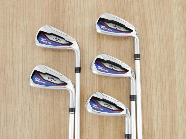 Iron set : Callaway : ชุดเหล็ก Callaway Big Bertha Beta (ใบใหญ่ ตีง่ายมาก) มีเหล็ก 6-Pw (5 ชิ้น) ก้านกราไฟต์ Fujikura Air Speeder Flex R