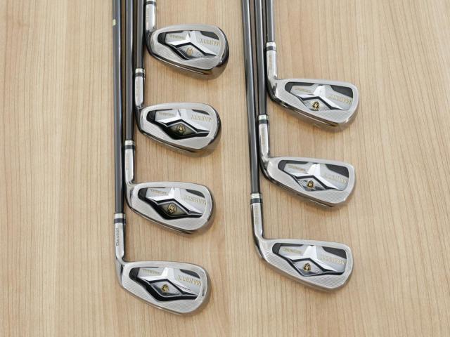 Iron set : Maruman : ชุดเหล็ก Maruman Majesty Vanquich XR (รุ่นท๊อปสุด ตีง่าย ไกลมาก ของใหม่ 7 หมื่นบาท) มีเหล็ก 5-10,Pw (7 ชิ้น) ก้านกราไฟต์ Flex R