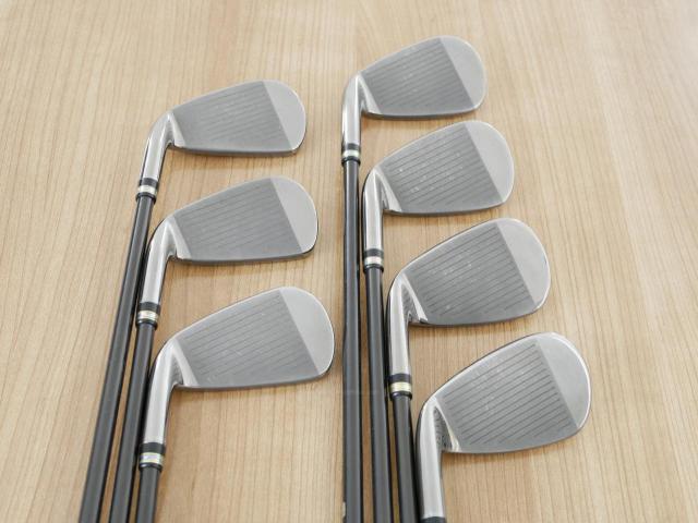 Iron set : Maruman : ชุดเหล็ก Maruman Majesty Vanquich XR (รุ่นท๊อปสุด ตีง่าย ไกลมาก ของใหม่ 7 หมื่นบาท) มีเหล็ก 5-10,Pw (7 ชิ้น) ก้านกราไฟต์ Flex R