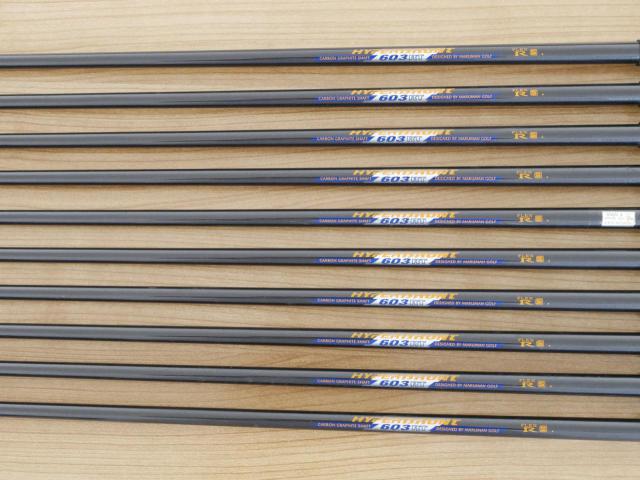 Iron set : Maruman : ชุดเหล็ก Maruman Guiness M Cavity (ฝาแฝด M1 ในตำนานครับ) มีเหล็ก 3-Pw,Aw,Sw (10 ชิ้น) ก้านกราไฟต์ Flex R