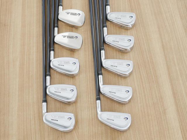 Iron set : Maruman : ชุดเหล็ก Maruman Guiness M Cavity (ฝาแฝด M1 ในตำนานครับ) มีเหล็ก 3-Pw,Aw,Sw (10 ชิ้น) ก้านกราไฟต์ Flex R