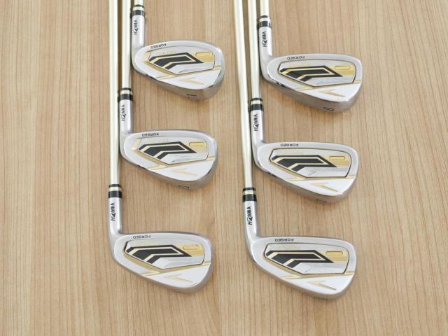 Iron set : Honma : **ก้าน 3 ดาว** ชุดเหล็ก Honma Beres 09 Forged (รุ่นล่าสุด ออกปี 2024 สวยมากๆ) มีเหล็ก 6-11 (6 ชิ้น เทียบเท่า 6-Pw) ก้าน ARMRQ FX Flex R (3 ดาว)
