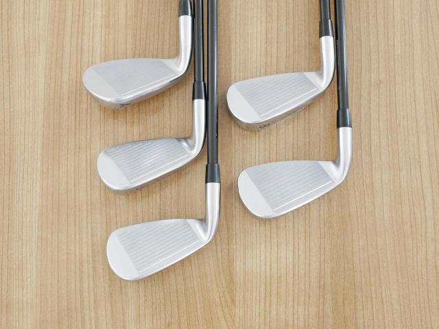 Iron set : Yamaha : ชุดเหล็ก Yamaha Inpres DriveStar Type D (รุ่นล่าสุด ออกปี 2024 ตีไกลที่สุด ไกลกว่าเหล็กทั่วไป 2 เบอร์ หน้าเด้งมากๆ) มีเหล็ก 7-Pw,Aw (5 ชิ้น) ก้านกราไฟต์ Graphite Design RAUNE i75 Flex R