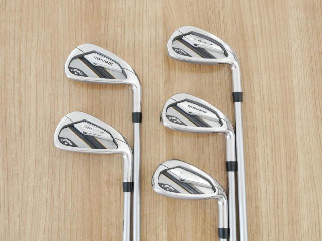 Iron set : Callaway : ชุดเหล็ก Callaway Mavrik (ปี 2020 ตีง่าย ไกลมากๆ) มีเหล็ก 6-Pw (5 ชิ้น) ก้านกราไฟต์ Mitsubishi Diamana 50 Flex S