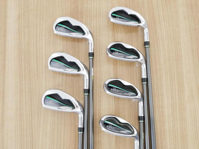 Iron set : Tourstage : ชุดเหล็ก Tourstage PHYZ (ซีรี่ย์ท๊อป ใบใหญ่ ตีง่าย ไกล) มีเหล็ก 6-Pw,Aw,Sw (7 ชิ้น) ก้านกราไฟต์ Flex R