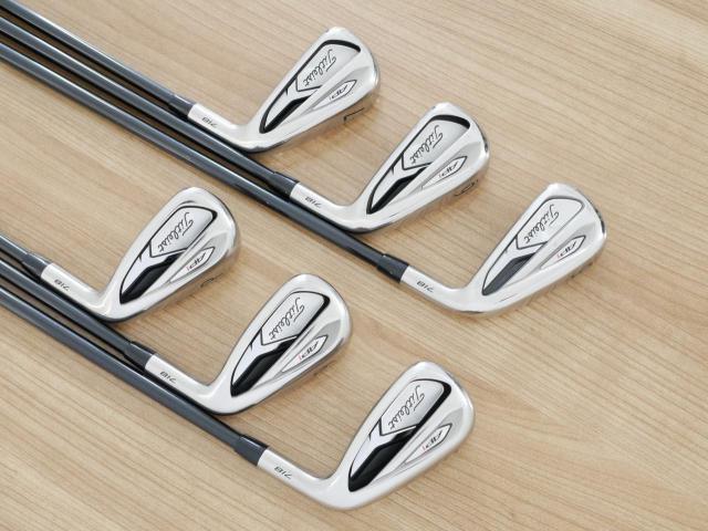Iron set : Titleist : ชุดเหล็ก Titleist AP1 718 (ออกปี 2018) มีเหล็ก 5-Pw (6 ชิ้น) ก้านกราไฟต์ Fujikura MCI 60 Flex S