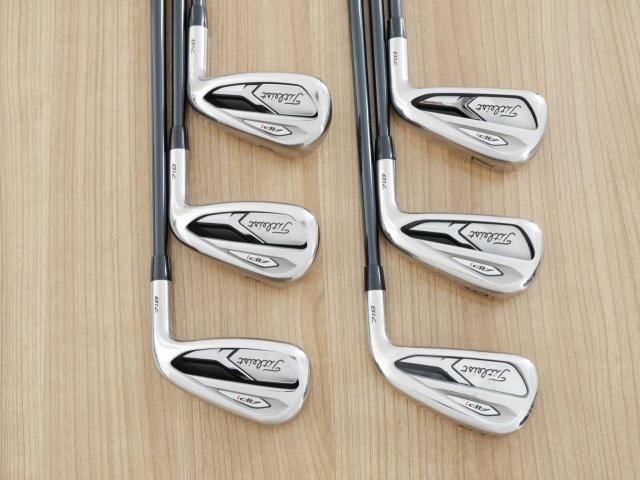 Iron set : Titleist : ชุดเหล็ก Titleist AP1 718 (ออกปี 2018) มีเหล็ก 5-Pw (6 ชิ้น) ก้านกราไฟต์ Fujikura MCI 60 Flex S