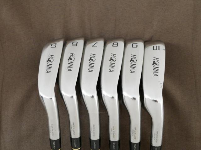 Iron set : Honma : ชุดเหล็ก Honma LB-515 (ใบใหญ่มาก หน้าเด้ง ตีง่ายมาก) มีเหล็ก 5-10 (6 ชิ้น) ก้านกราไฟต์ LB-1000 Flex SR
