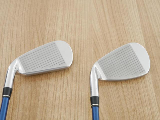 Iron set : Tsuruya : ชุดเหล็ก Tsuruya AXEL Dual Impact Z HM (หน้าเด้ง) มีเหล็ก 5-Pw (6 ชิ้น) ก้านกราไฟต์ Flex R