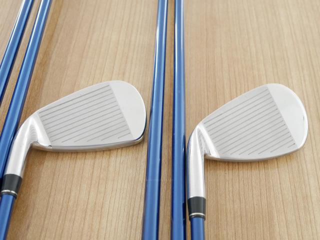 Iron set : Tsuruya : ชุดเหล็ก Tsuruya AXEL Dual Impact Z HM (หน้าเด้ง) มีเหล็ก 5-Pw (6 ชิ้น) ก้านกราไฟต์ Flex R