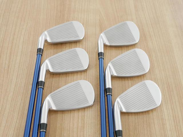 Iron set : Tsuruya : ชุดเหล็ก Tsuruya AXEL Dual Impact Z HM (หน้าเด้ง) มีเหล็ก 5-Pw (6 ชิ้น) ก้านกราไฟต์ Flex R