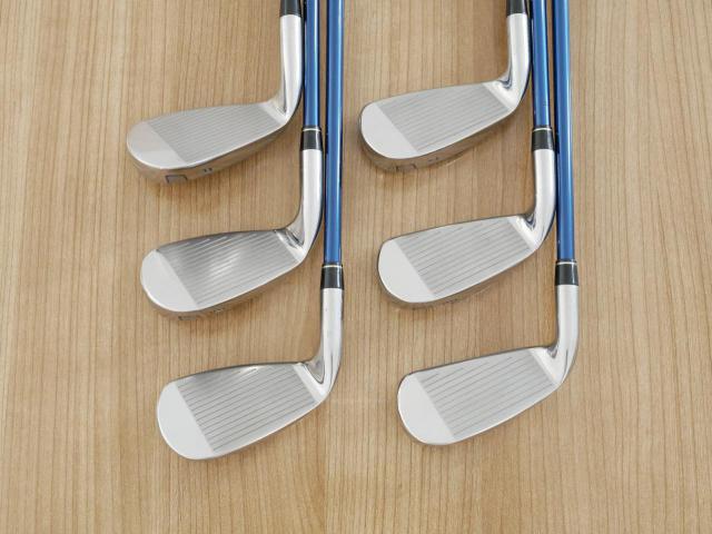 Iron set : Tsuruya : ชุดเหล็ก Tsuruya AXEL Dual Impact Z HM (หน้าเด้ง) มีเหล็ก 5-Pw (6 ชิ้น) ก้านกราไฟต์ Flex R