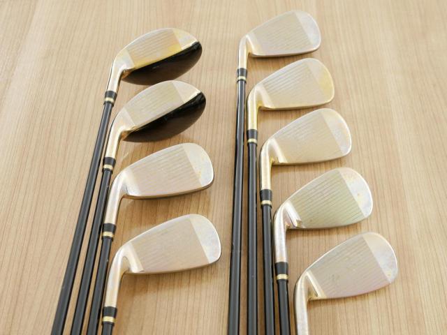 Iron set : Katana : ชุดเหล็กกระเทย Katana Voltio G Series มีเหล็ก 5-Pw,Aw,As,Sw (9 ชิ้น ระยะเทียบเท่า เหล็ก 6-Pw,Aw,Sw) ก้าน Tour AD VT-5 Flex R