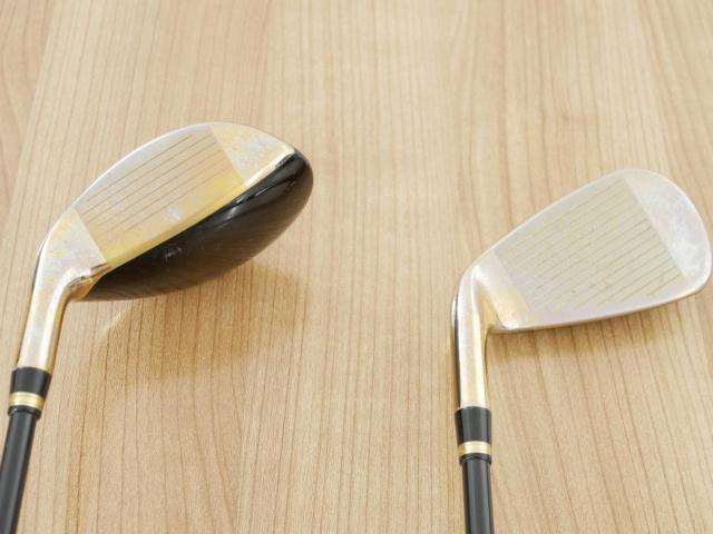 Iron set : Katana : ชุดเหล็กกระเทย Katana Voltio G Series มีเหล็ก 5-Pw,Aw,As,Sw (9 ชิ้น ระยะเทียบเท่า เหล็ก 6-Pw,Aw,Sw) ก้าน Tour AD VT-5 Flex R