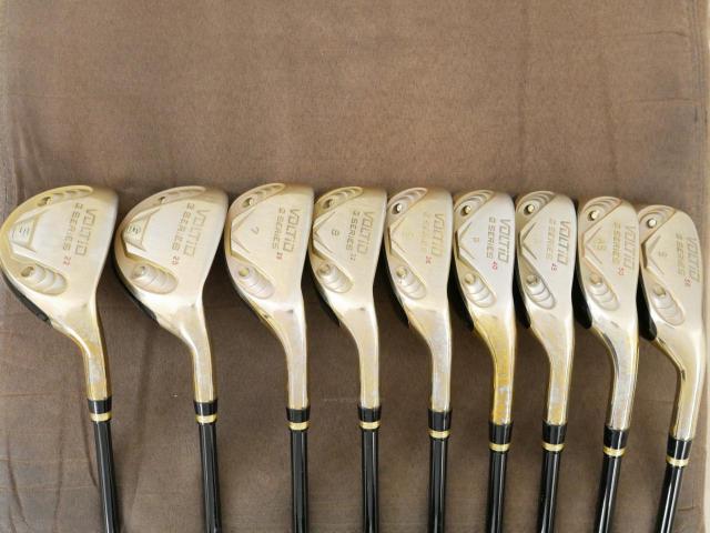 Iron set : Katana : ชุดเหล็กกระเทย Katana Voltio G Series มีเหล็ก 5-Pw,Aw,As,Sw (9 ชิ้น ระยะเทียบเท่า เหล็ก 6-Pw,Aw,Sw) ก้าน Tour AD VT-5 Flex R