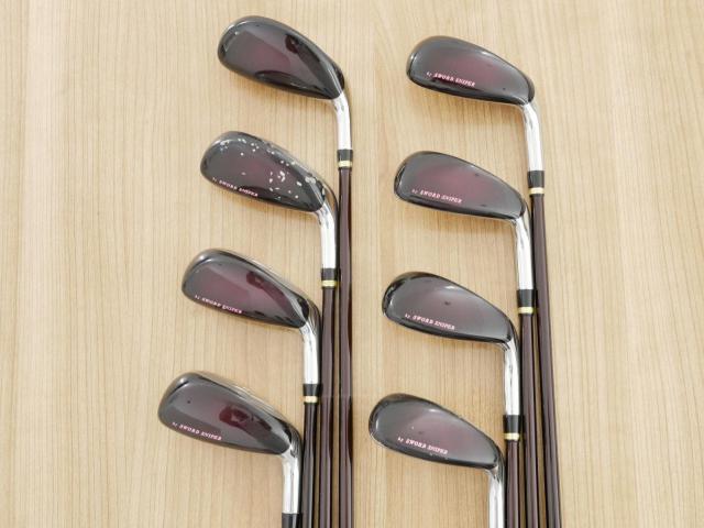 Lady club : All : ชุดเหล็กกระเทย Katana Sword SL-Eleven มีเหล็ก 6-12,Sw (8 ชิ้น เทียบเท่า 5-Pw,Aw,Sw) ก้านกราไฟต์ Flex L