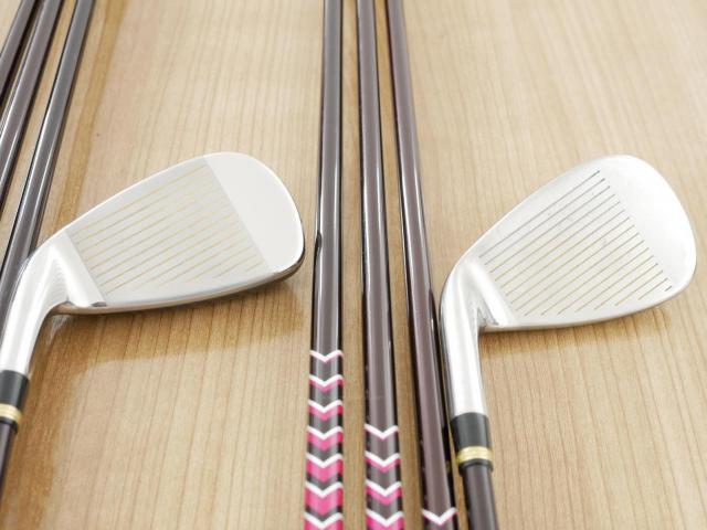 Lady club : All : ชุดเหล็กกระเทย Katana Sword SL-Eleven มีเหล็ก 6-12,Sw (8 ชิ้น เทียบเท่า 5-Pw,Aw,Sw) ก้านกราไฟต์ Flex L