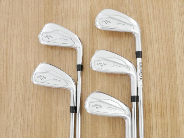 Iron set : Callaway : **ของใหม่ ยังไม่แกะพลาสติก** ชุดเหล็ก Callaway ELYTE (ออกปี 2025 ตีง่ายมาก ไกล Japan Spec.) มีเหล็ก 6-Pw (5 ชิ้น) ก้านเหล็ก NS Pro 950 NEO Flex R