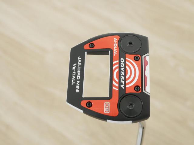 Putter : All : พัตเตอร์ Odyssey Ai-DUAL Jailbird Mini 1/2-BALL (รุ่นล่าสุด ออกปี 2026) ยาว 34 นิ้ว