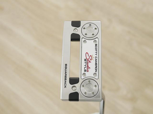 Putter : All : พัตเตอร์ Scotty Cameron Studio Style Squareback (ออกปี 2025) ยาว 33 นิ้ว