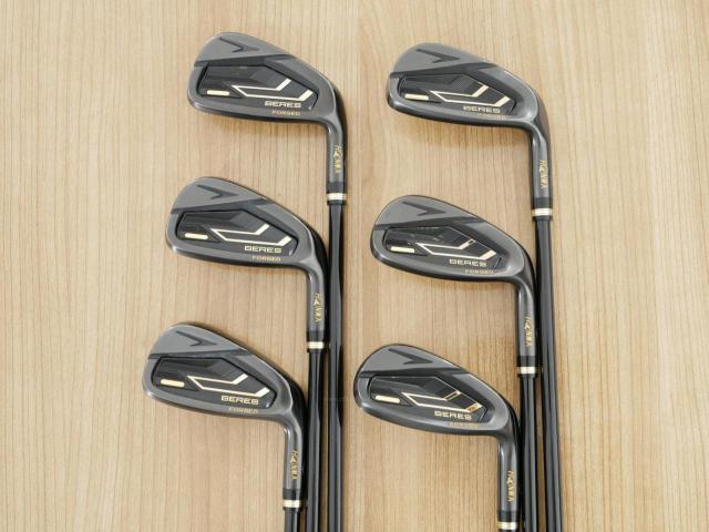 Iron set : Honma : ชุดเหล็ก Honma Beres 09 Forged Black (ออกปี 2024 สวยมากๆ) มีเหล็ก 7-11,Aw (6 ชิ้น เทียบเท่า 6-Pw,Aw) ก้าน ARMRQ FX Flex R