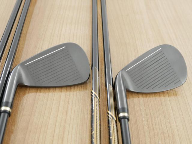 Iron set : Honma : ชุดเหล็ก Honma Beres 09 Forged Black (ออกปี 2024 สวยมากๆ) มีเหล็ก 7-11,Aw (6 ชิ้น เทียบเท่า 6-Pw,Aw) ก้าน ARMRQ FX Flex R