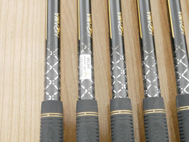Iron set : Honma : ชุดเหล็ก Honma Beres 09 Forged Black (ออกปี 2024 สวยมากๆ) มีเหล็ก 7-11,Aw (6 ชิ้น เทียบเท่า 6-Pw,Aw) ก้าน ARMRQ FX Flex R