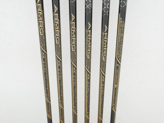 Iron set : Honma : ชุดเหล็ก Honma Beres 09 Forged Black (ออกปี 2024 สวยมากๆ) มีเหล็ก 7-11,Aw (6 ชิ้น เทียบเท่า 6-Pw,Aw) ก้าน ARMRQ FX Flex R