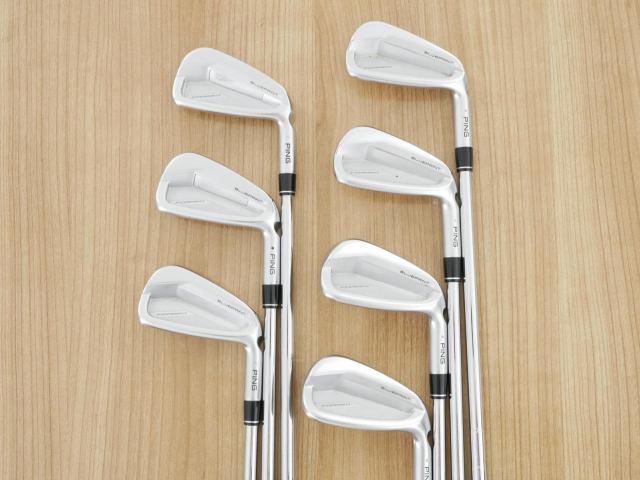 Iron set : Ping : ชุดเหล็ก Ping Blueprint S Forged (รุ่นล่าสุด ออกปี 2024 นุ่ม คม) มีเหล็ก 4-Pw (7 ชิ้น) ก้านเหล็ก NS Pro MODUS 105 Flex S