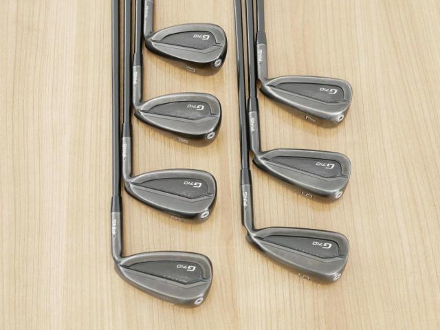 Iron set : Ping : ชุดเหล็ก Ping G710 (ปี 2021 Japan Spec. ใบใหญ่ ง่ายที่สุด ไกลที่สุดของ Ping) มีเหล็ก 5-Pw,Aw (7 ชิ้น) ก้านกราไฟต์ Ping ALTA Distanza 40 Flex R
