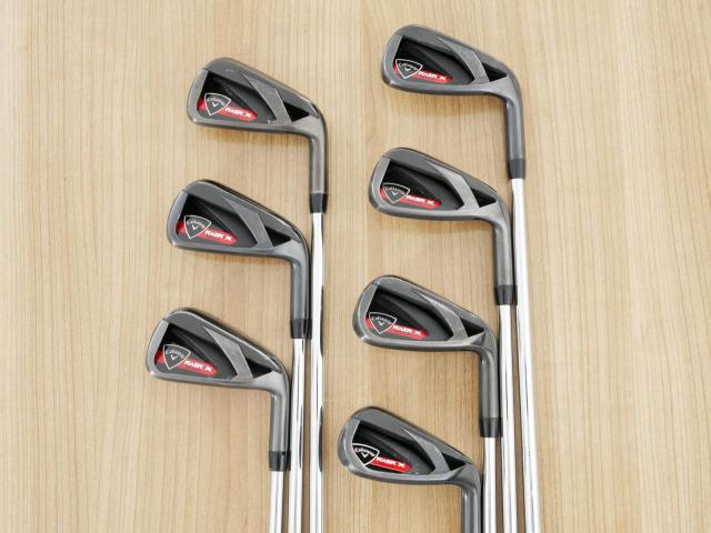 Iron set : Callaway : ชุดเหล็ก Callaway RAZR X Black มีเหล็ก 5-Pw,Sw (7 ชิ้น) ก้านเหล็ก NS Pro 950 Flex S