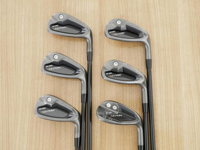 Iron set : Epon : ชุดเหล็ก EPON EF-02I Forged (ออกปี 2022 ใบใหญ่ ตีง่าย ไกล) มีเหล็ก 6-Pw,Aw (6 ชิ้น) ก้านกราไฟต์ Graphite Design RAUNE i60 Flex R