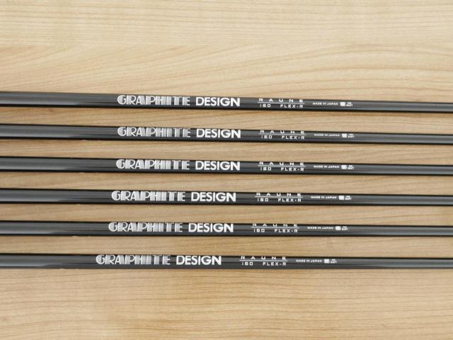 Iron set : Epon : ชุดเหล็ก EPON EF-02I Forged (ออกปี 2022 ใบใหญ่ ตีง่าย ไกล) มีเหล็ก 6-Pw,Aw (6 ชิ้น) ก้านกราไฟต์ Graphite Design RAUNE i60 Flex R