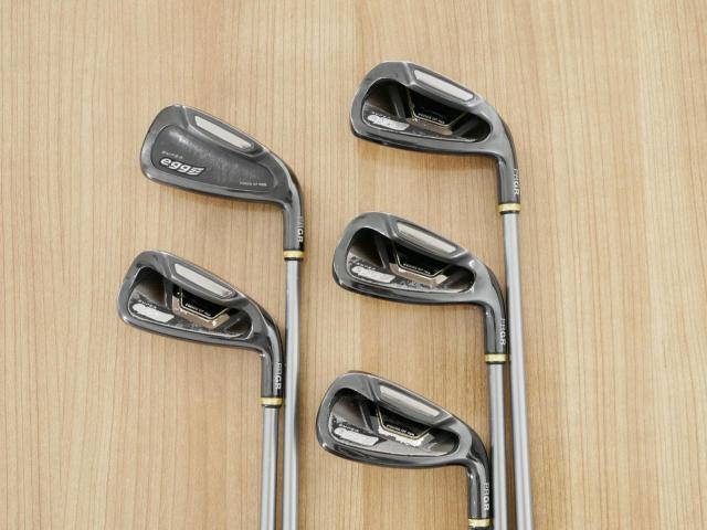 Iron set : PRGR : ชุดเหล็กกระเทย PRGR Super Egg Iron (ปี 2018 ตัวท๊อปสุด หน้าเด้งเกินกฏ ใช้แข่งไม่ได้ ตีไกมลมากๆ) มีเหล็ก 6-Pw (5 ชิ้น)  ก้านกราไฟต์ Flex R (M-37)